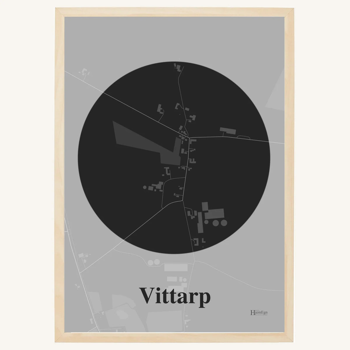Vittarp plakat – Centrum 2026 – Mørk grå