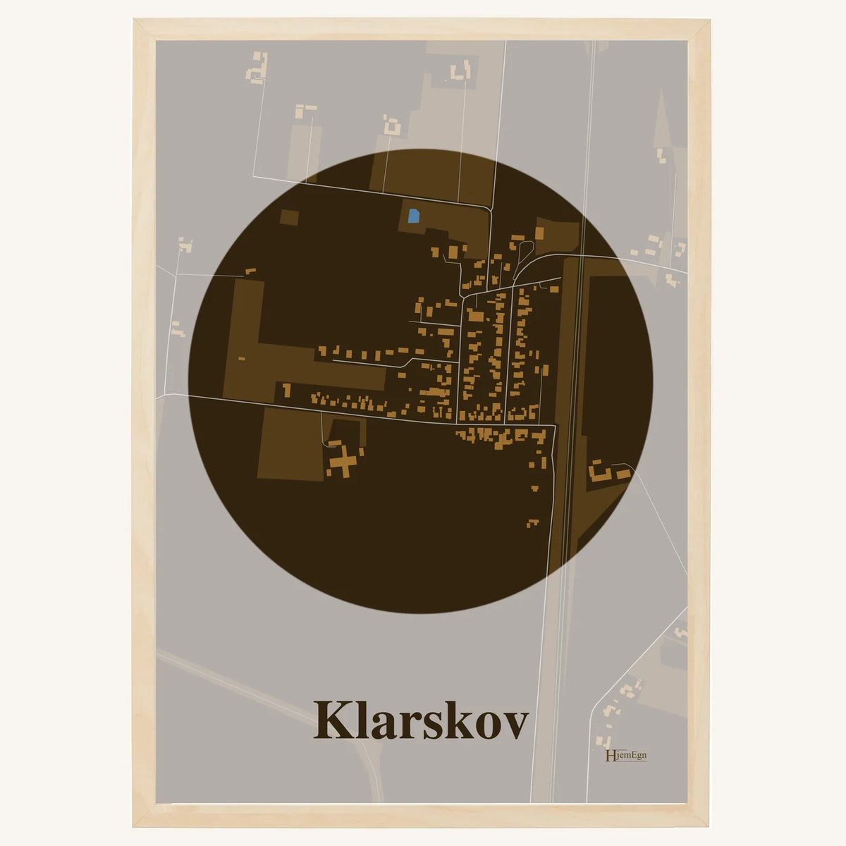 Klarskov plakat – Centrum 2026 – Mørk brun