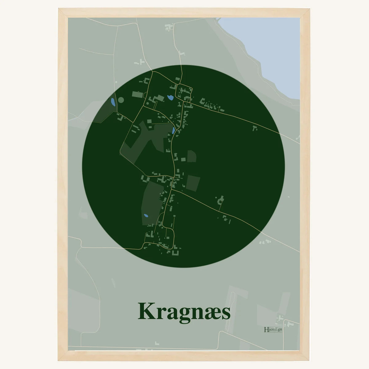 Kragnæs plakat – Centrum 2026 – Mørk grøn