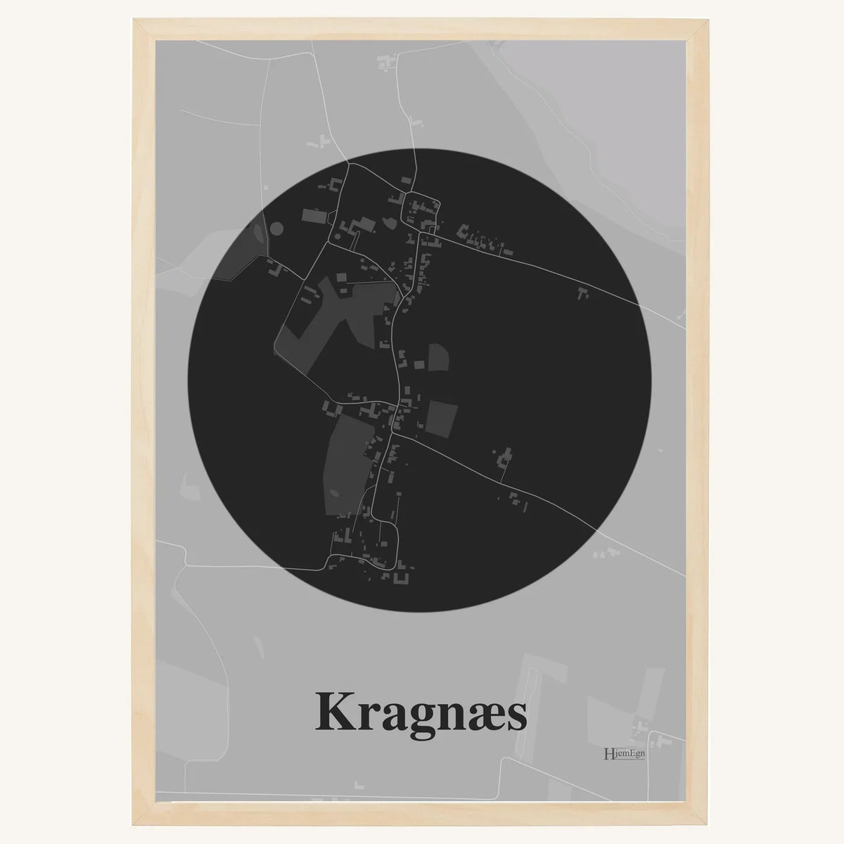 Kragnæs plakat – Centrum 2026 – Mørk grå