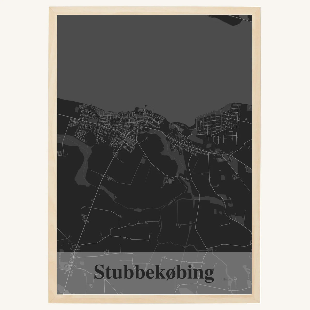 Stubbekøbing plakat – Firkantet 2026 – Mørk grå