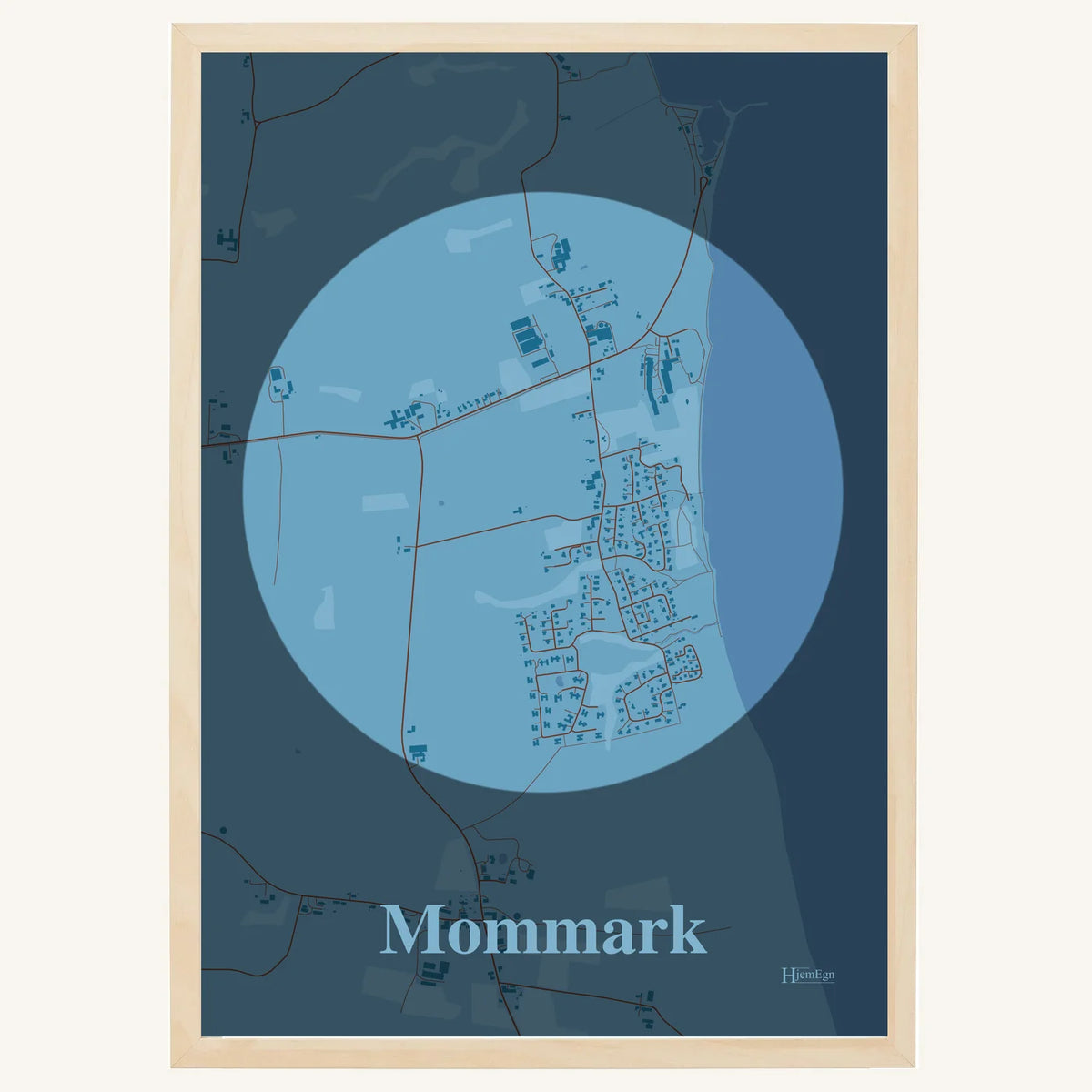 Mommark plakat – Centrum 2026 – Lys pastel blå