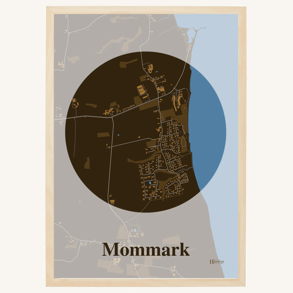 Mommark plakat – Centrum 2026 – Mørk brun