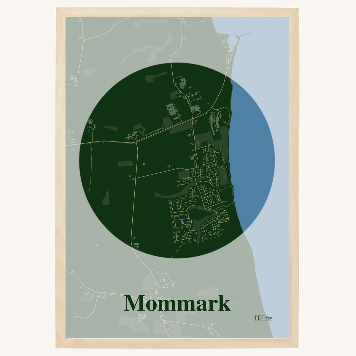 Mommark plakat – Centrum 2026 – Mørk grøn