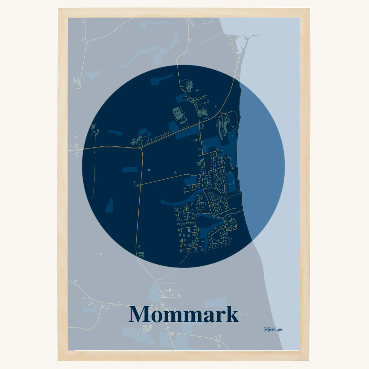 Mommark plakat – Centrum 2026 – Mørk blå