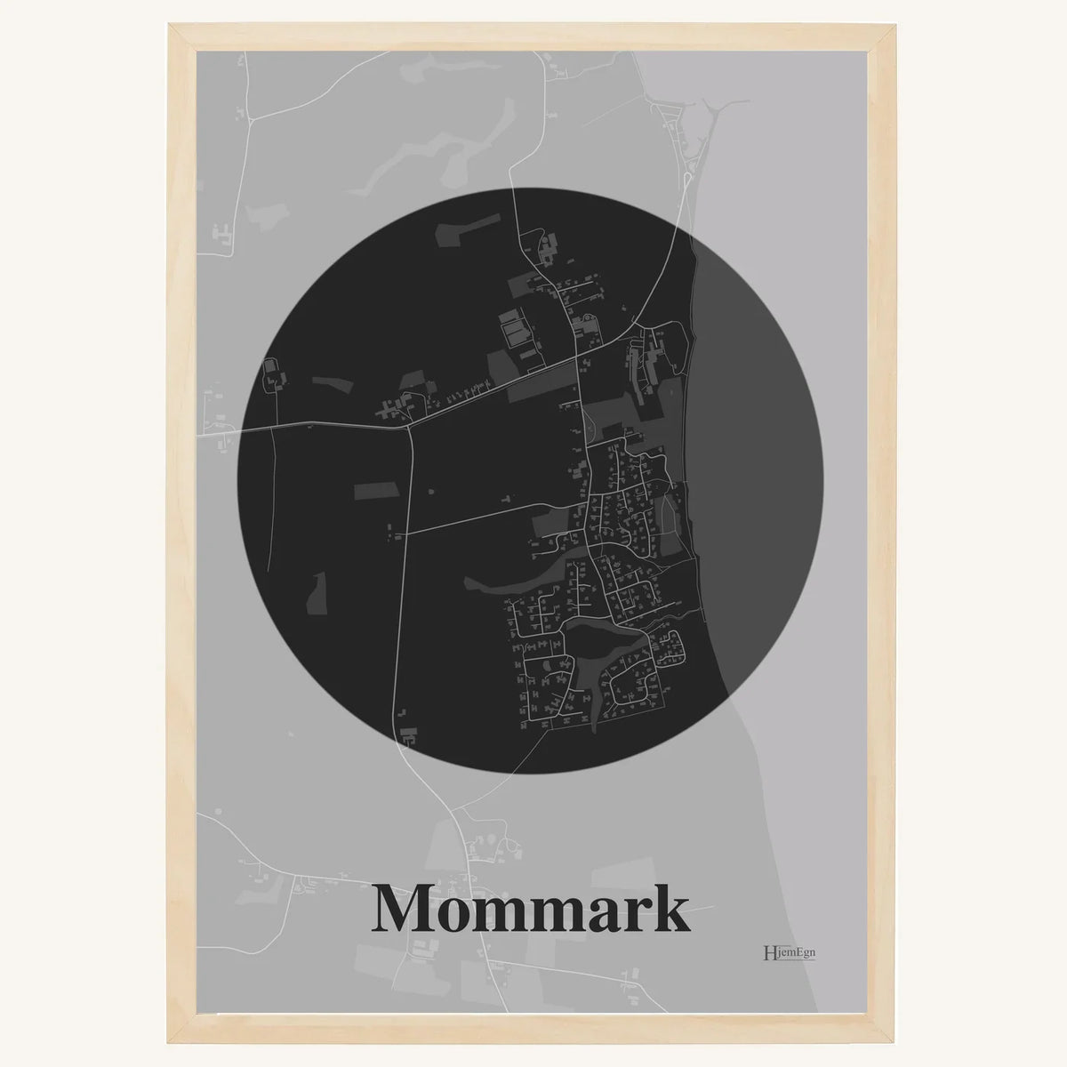 Mommark plakat – Centrum 2026 – Mørk grå