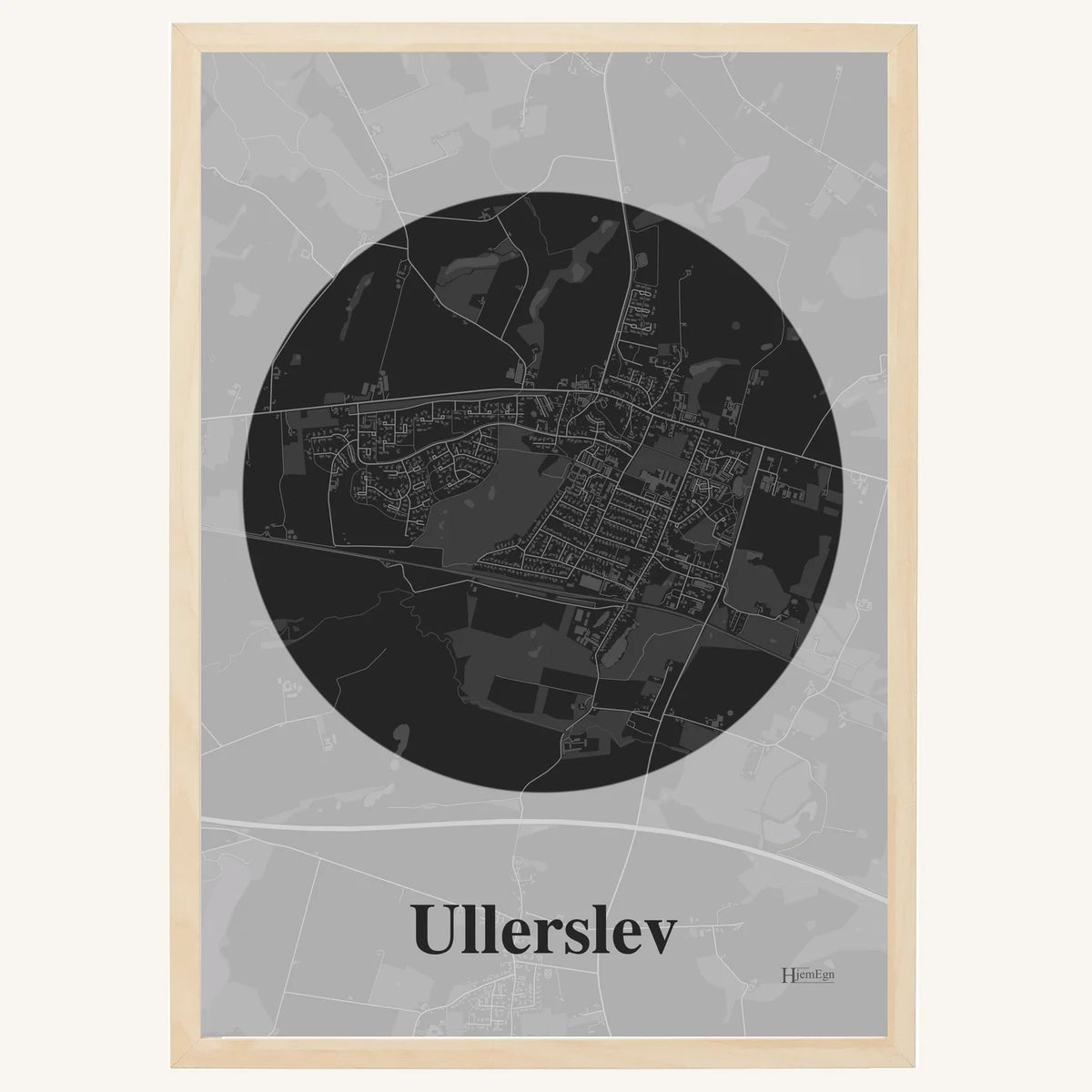 Ullerslev plakat – Centrum 2026 – Mørk grå