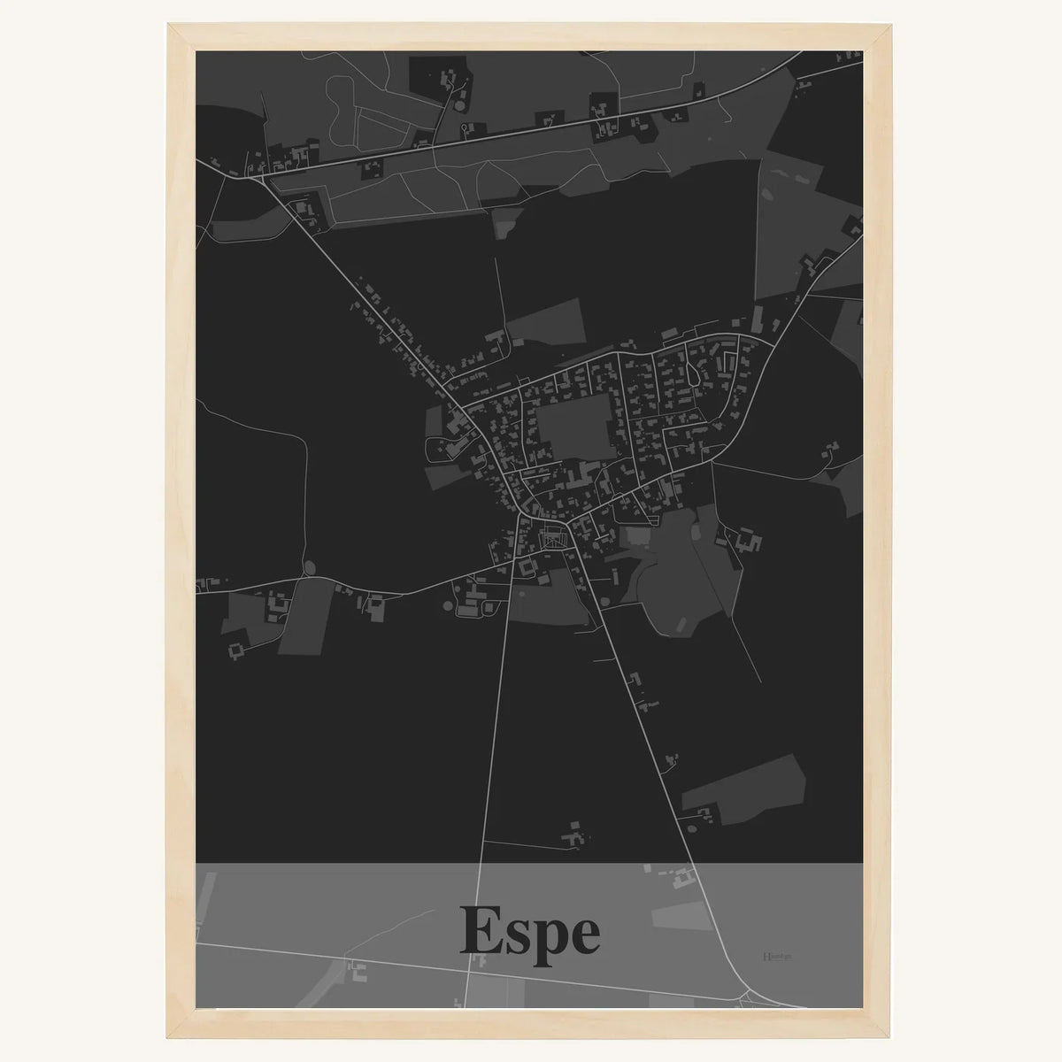Espe plakat – Firkantet 2026 – Mørk grå