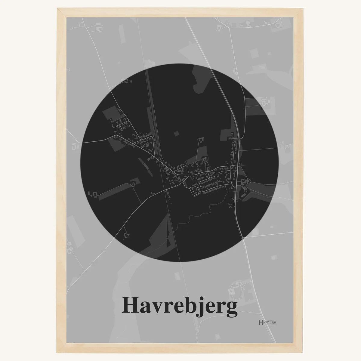 Havrebjerg plakat – Centrum 2026 – Mørk grå