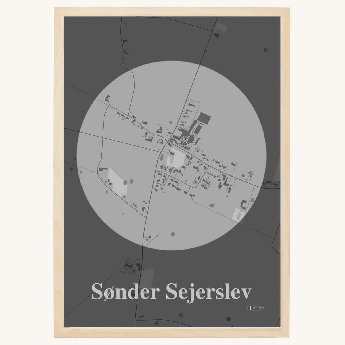 Sønder Sejerslev plakat – Centrum 2026 – Lys pastel grå