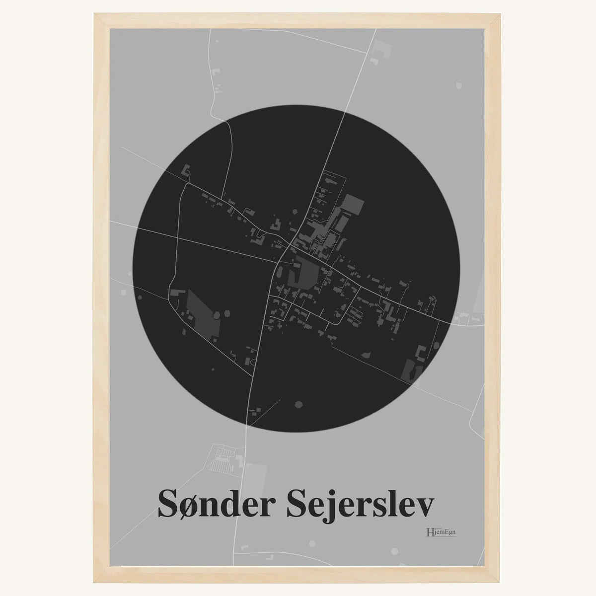 Sønder Sejerslev plakat – Centrum 2026 – Mørk grå