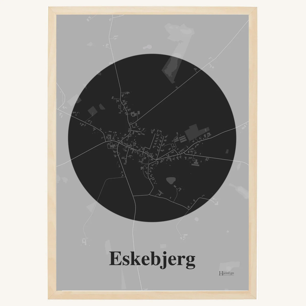 Eskebjerg plakat – Centrum 2026 – Mørk grå