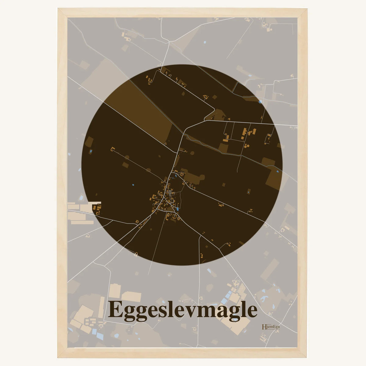 Eggeslevmagle plakat – Centrum 2026 – Mørk brun