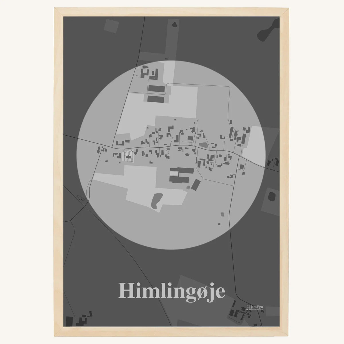 Himlingøje plakat – Centrum 2026 – Lys pastel grå