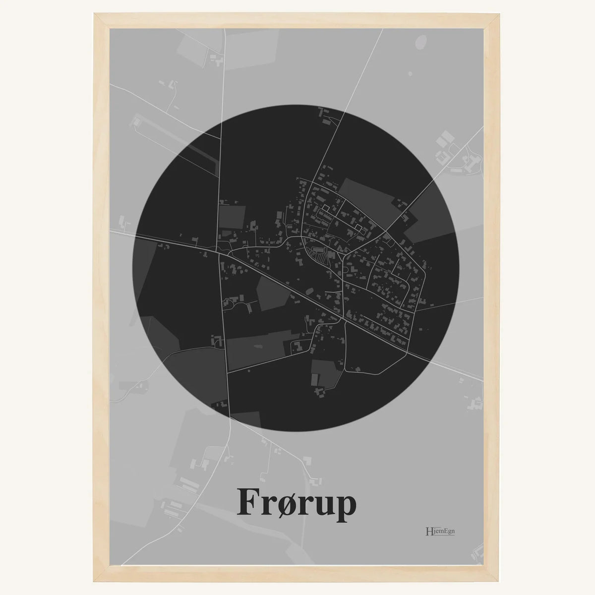 Frørup plakat – Centrum 2026 – Mørk grå