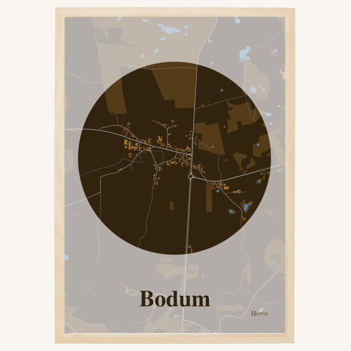 Bodum plakat – Centrum 2026 – Mørk brun