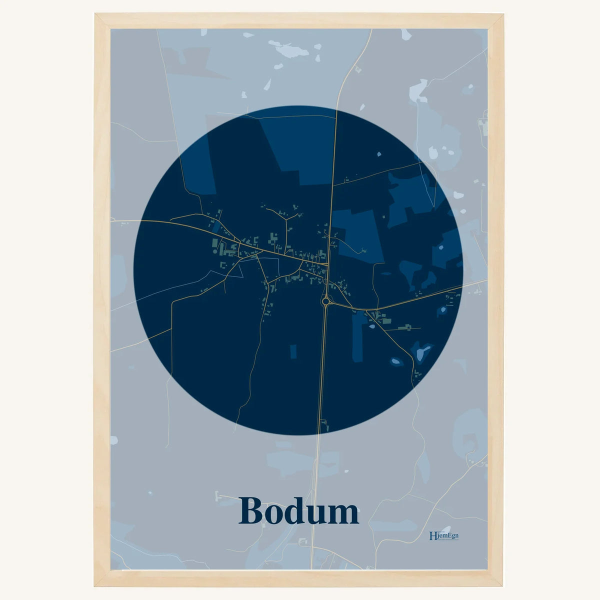 Bodum plakat – Centrum 2026 – Mørk blå