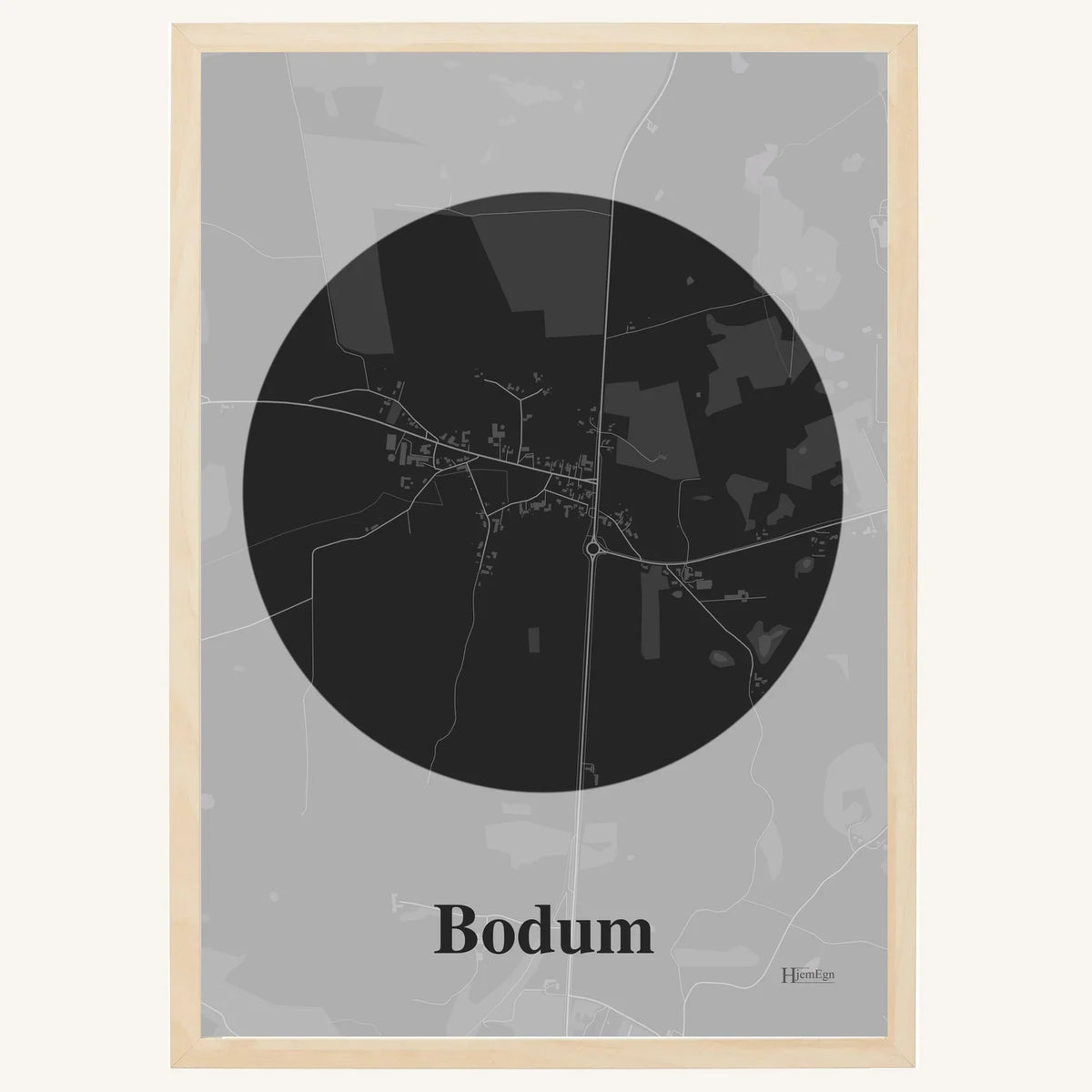 Bodum plakat – Centrum 2026 – Mørk grå