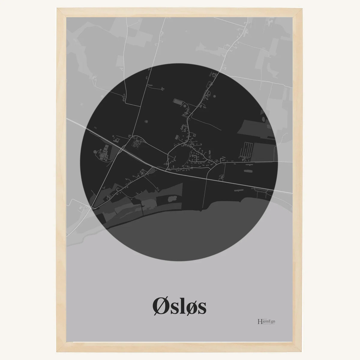 Øsløs plakat – Centrum 2026 – Mørk grå