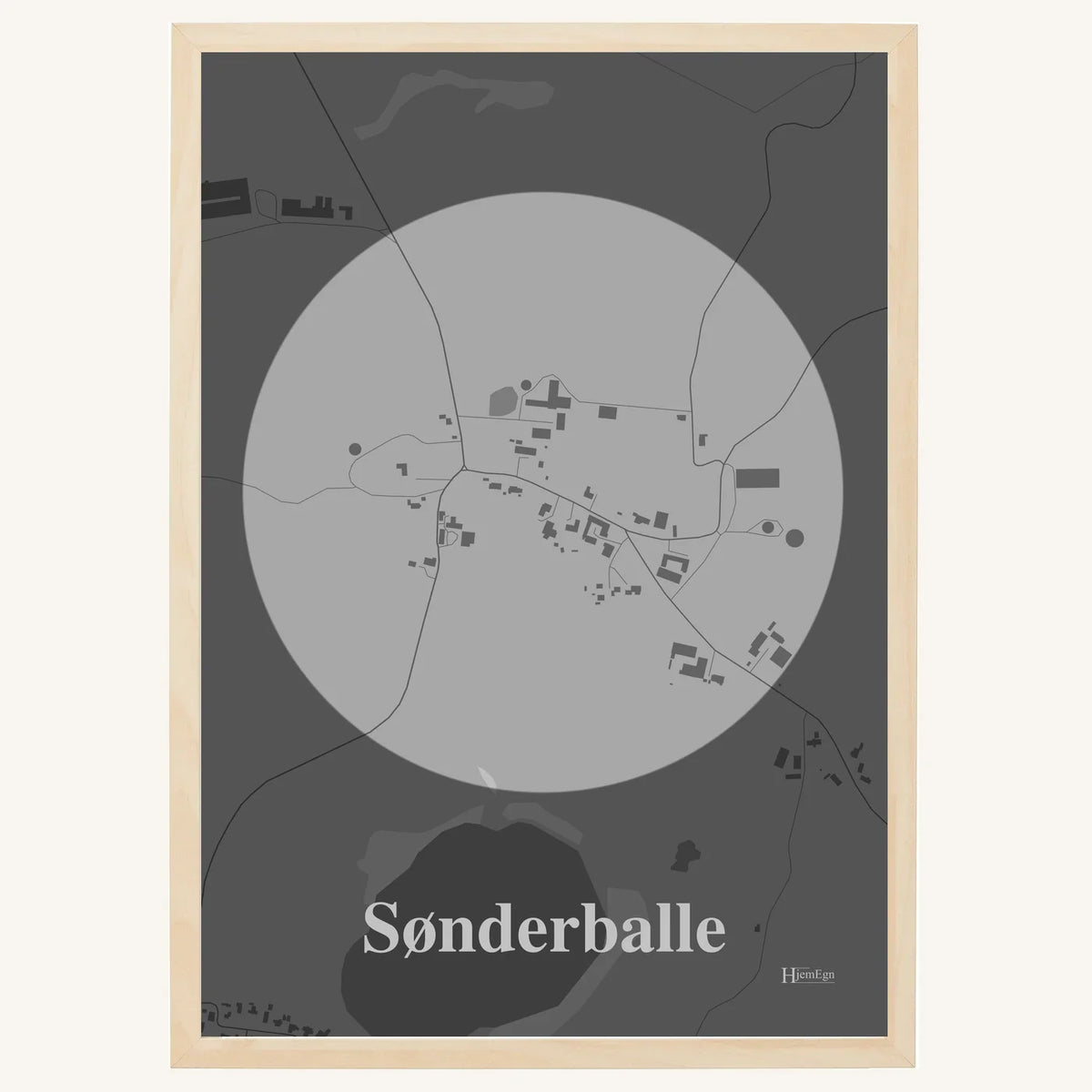 Sønderballe plakat – Centrum 2026 – Lys pastel grå