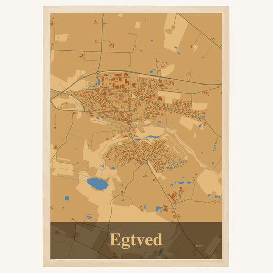 Egtved Plakat – Lys pastel brun
