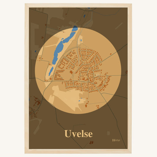 Uvelse Plakat – Lys pastel brun