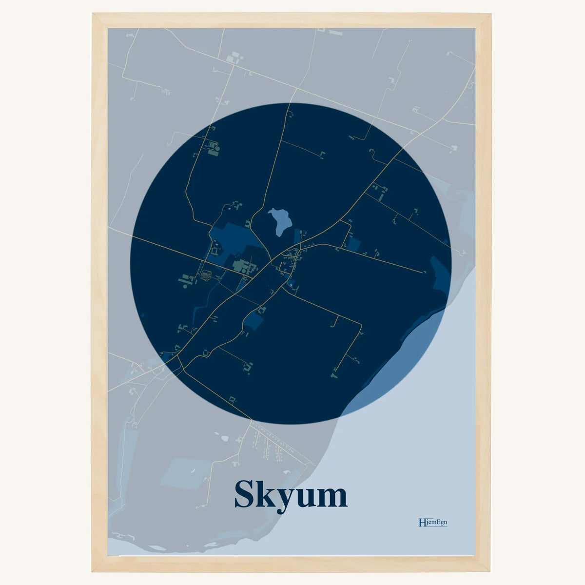 Skyum plakat – Centrum 2026 – Mørk blå