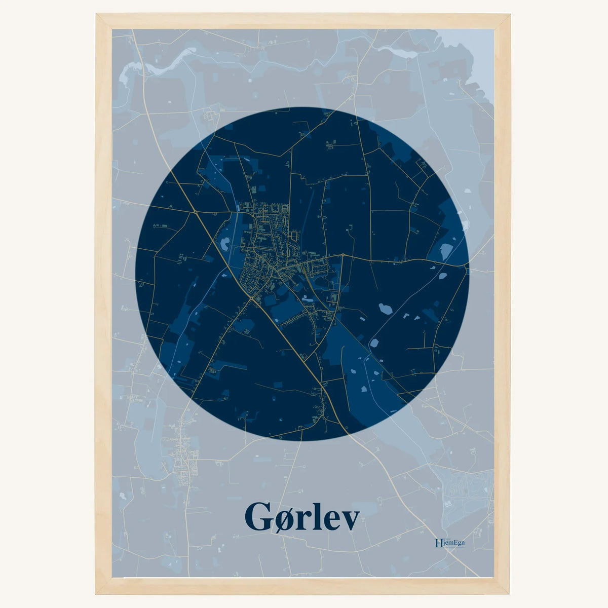 Gørlev plakat – Centrum 2026 – Mørk blå