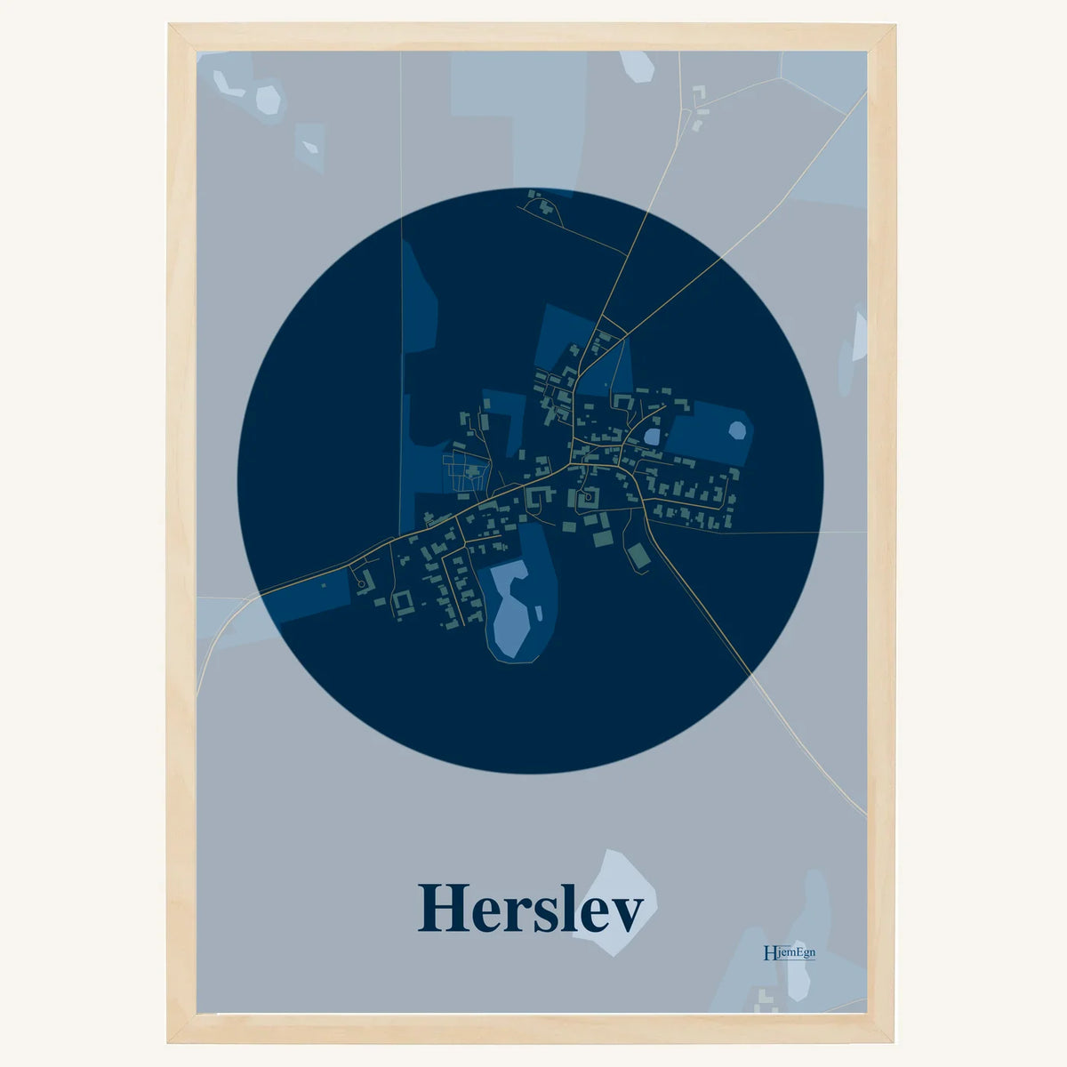 Herslev plakat – Centrum 2026 – Mørk blå