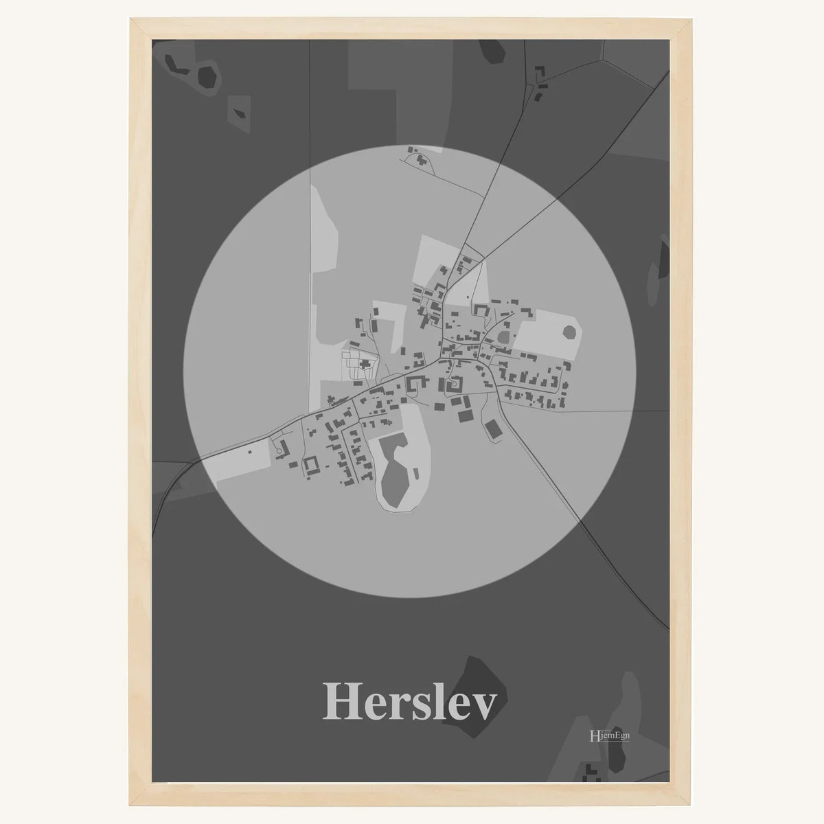 Herslev plakat – Centrum 2026 – Lys pastel grå