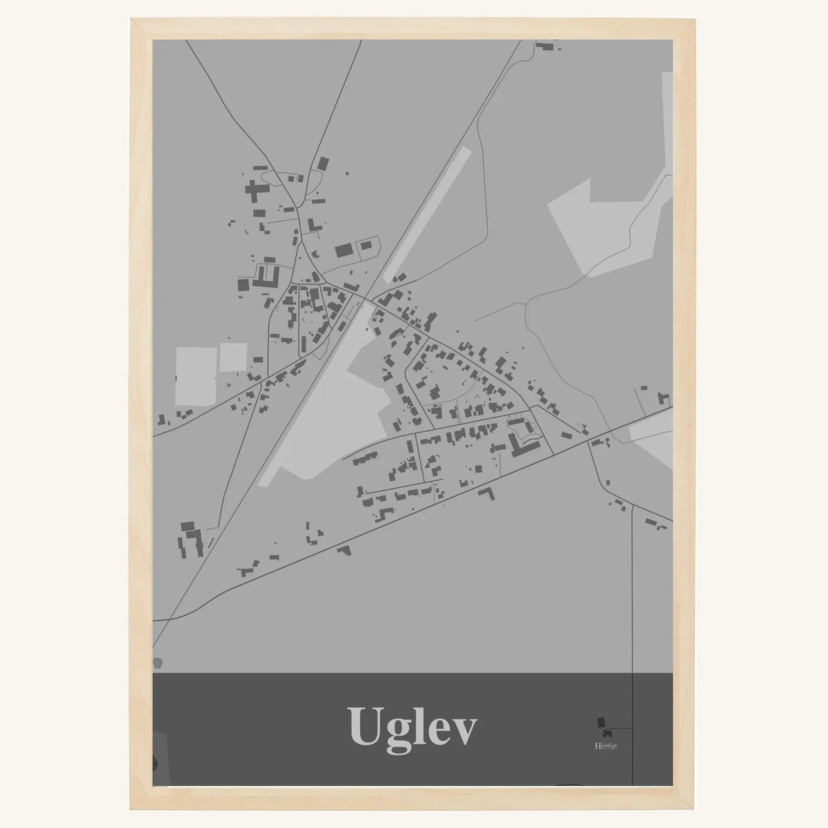Uglev plakat – Firkantet 2026 – Lys pastel grå