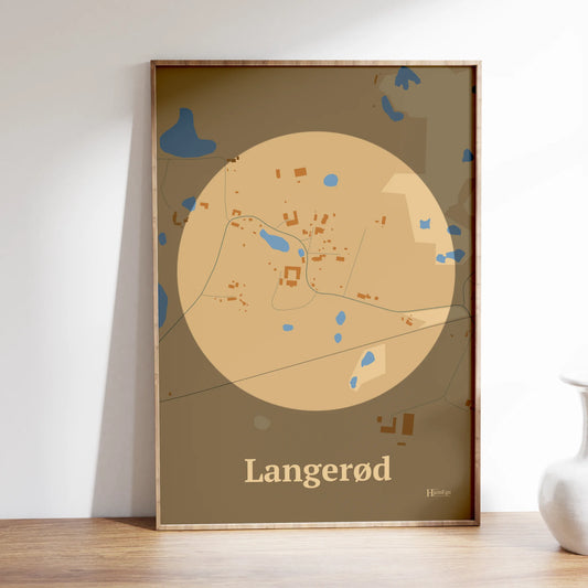 Langerød plakat – Centrum 2026