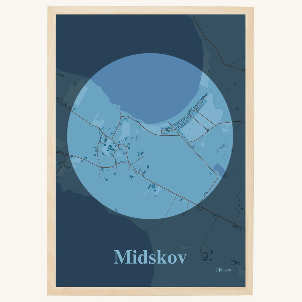 Midskov plakat – Centrum 2026 – Lys pastel blå