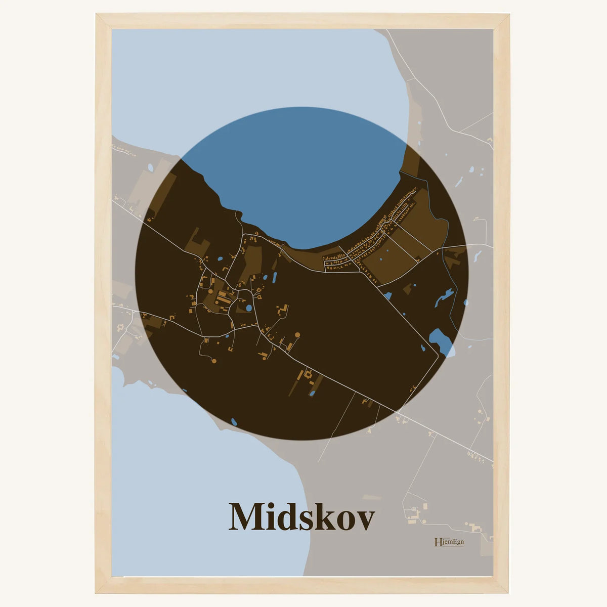 Midskov plakat – Centrum 2026 – Mørk brun