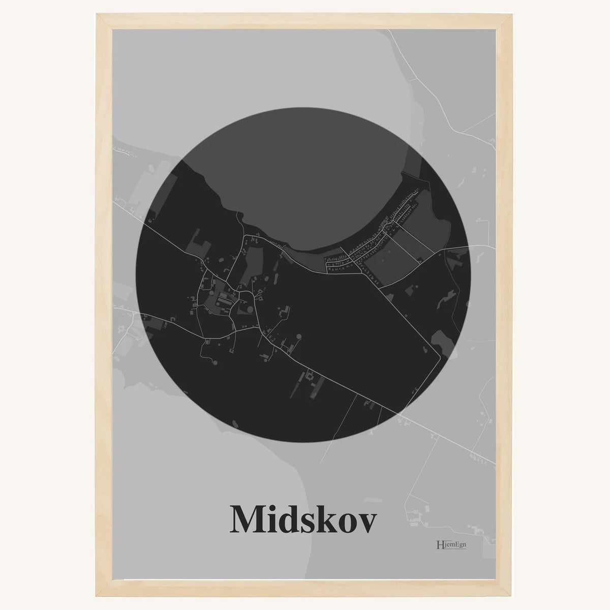 Midskov plakat – Centrum 2026 – Mørk grå