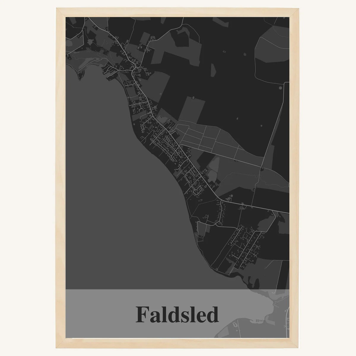 Faldsled plakat – Firkantet 2026 – Mørk grå