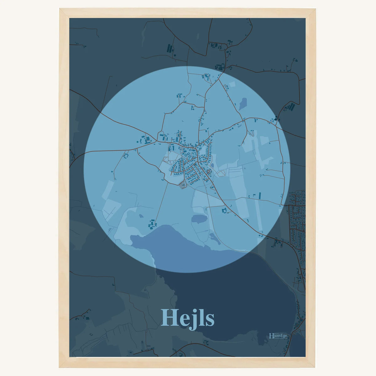Hejls plakat – Centrum 2026 – Lys pastel blå