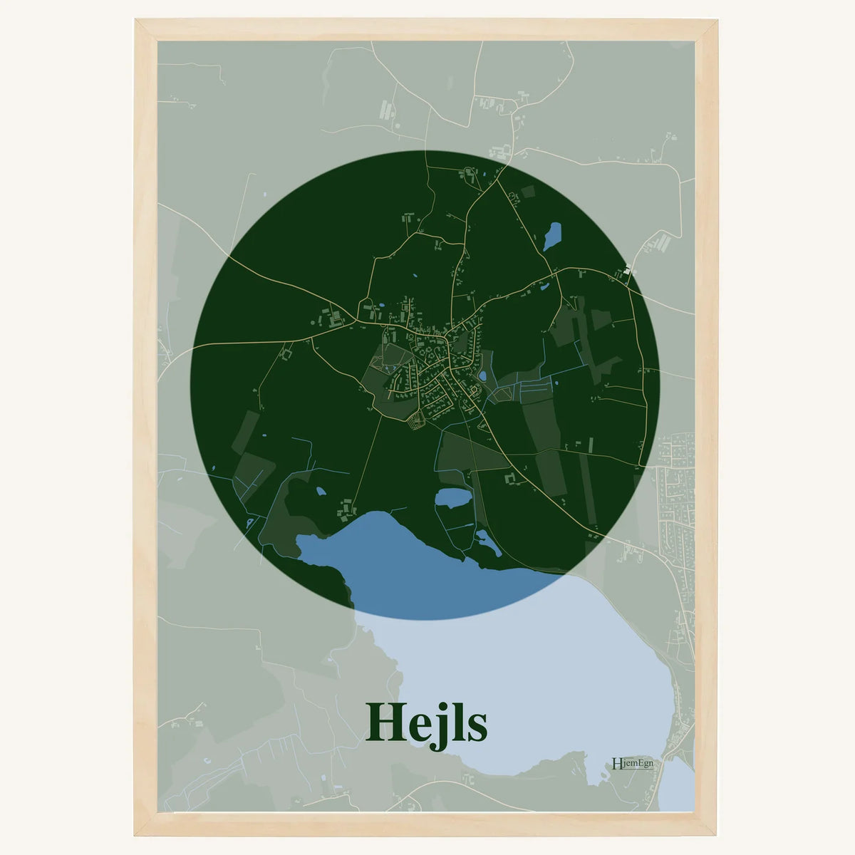 Hejls plakat – Centrum 2026 – Mørk grøn