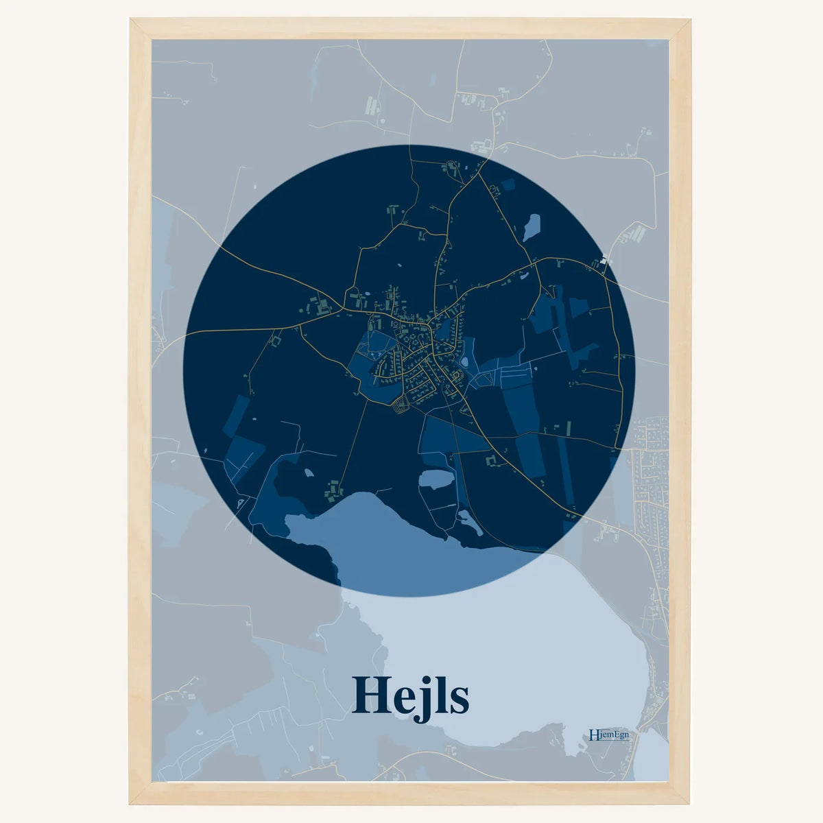 Hejls plakat – Centrum 2026 – Mørk blå