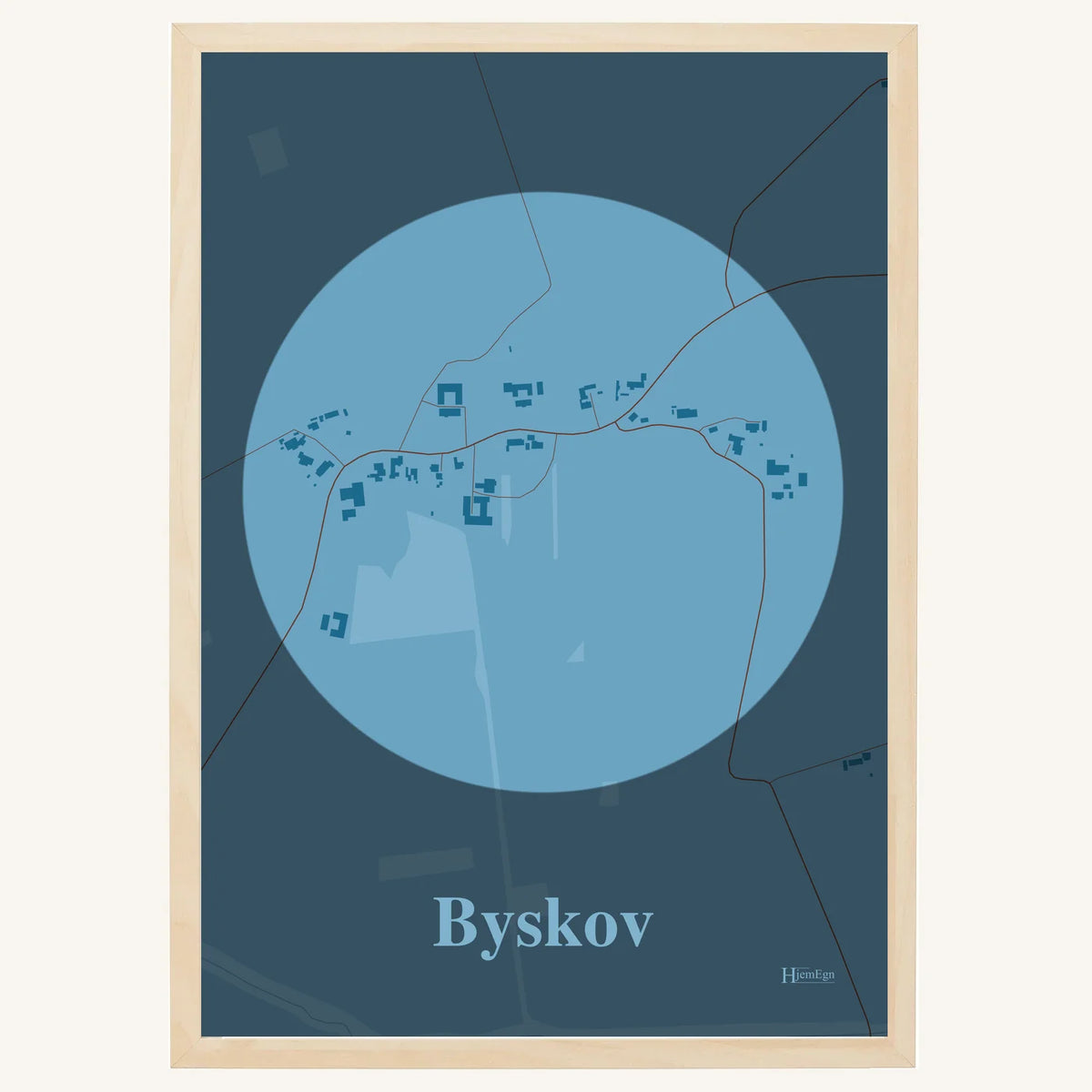 Byskov plakat – Centrum 2026 – Lys pastel blå