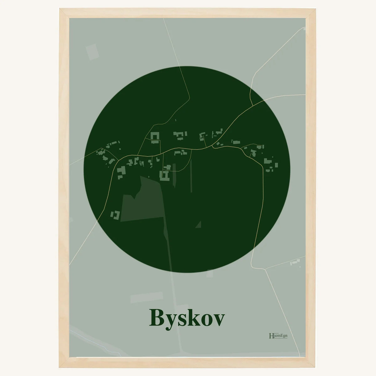 Byskov plakat – Centrum 2026 – Mørk grøn