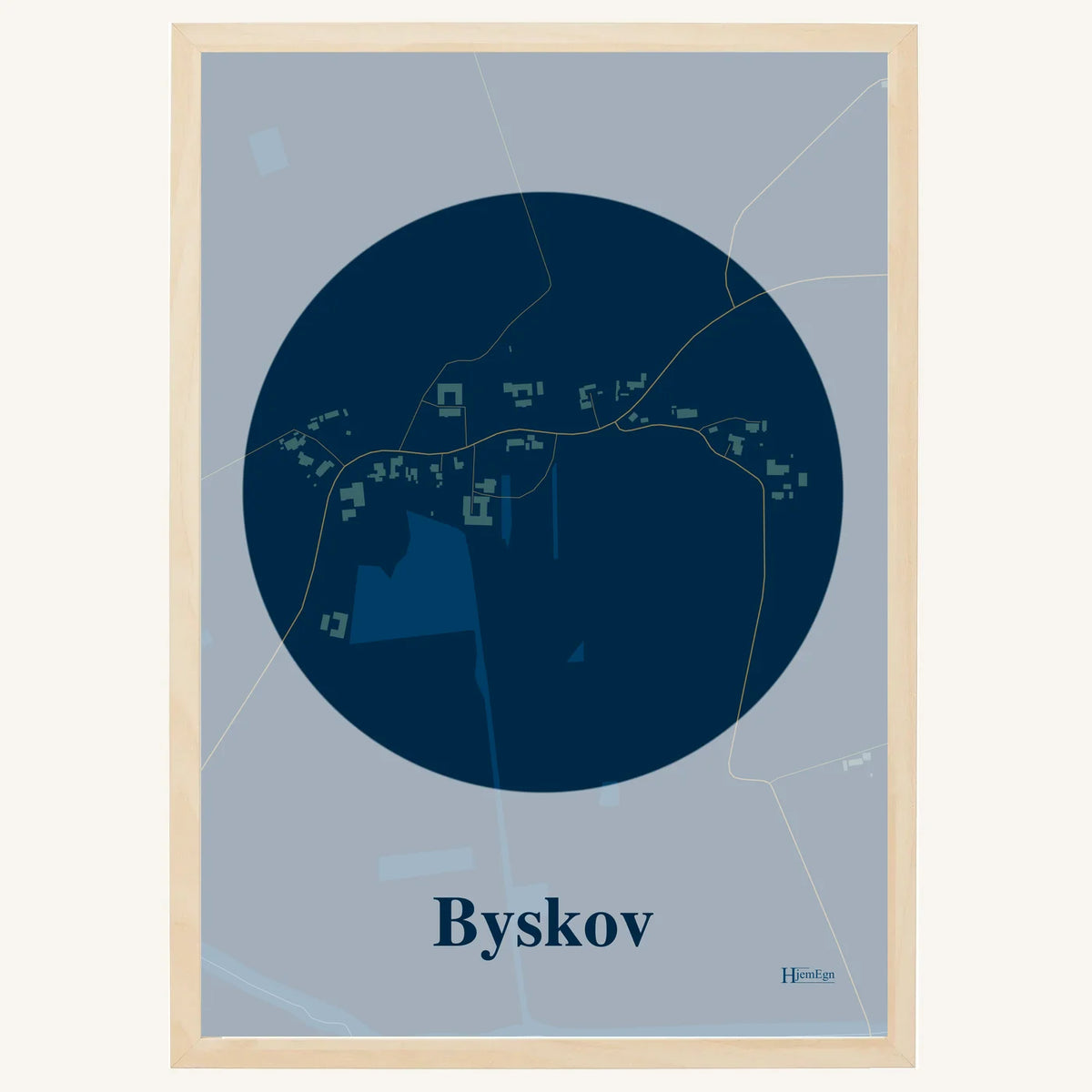Byskov plakat – Centrum 2026 – Mørk blå