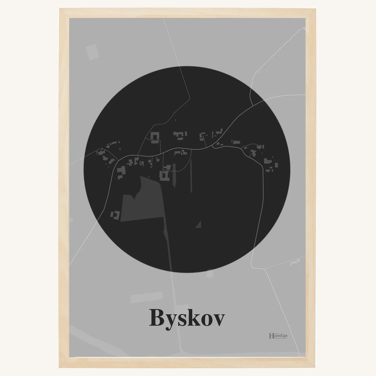 Byskov plakat – Centrum 2026 – Mørk grå