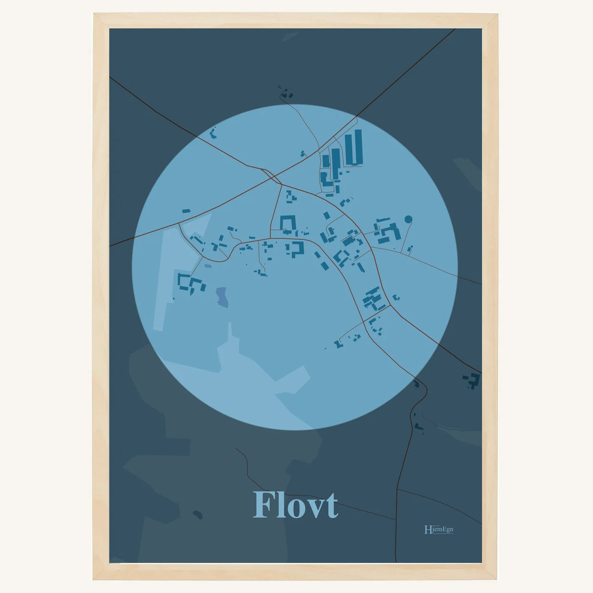 Flovt plakat – Centrum 2026 – Lys pastel blå