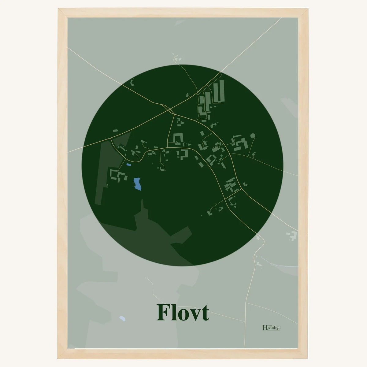 Flovt plakat – Centrum 2026 – Mørk grøn