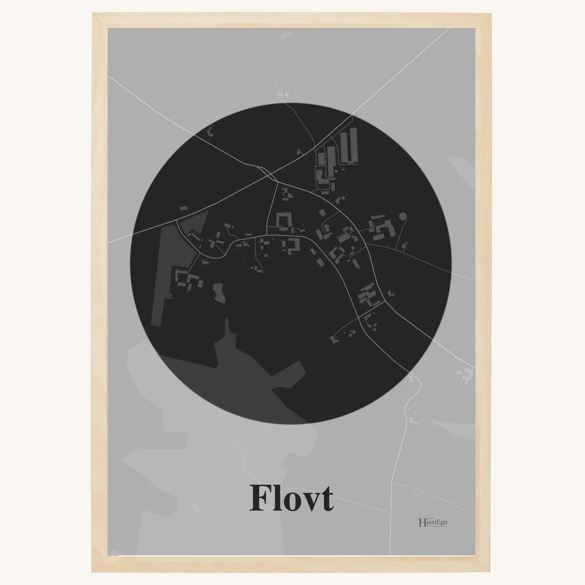 Flovt plakat – Centrum 2026 – Mørk grå