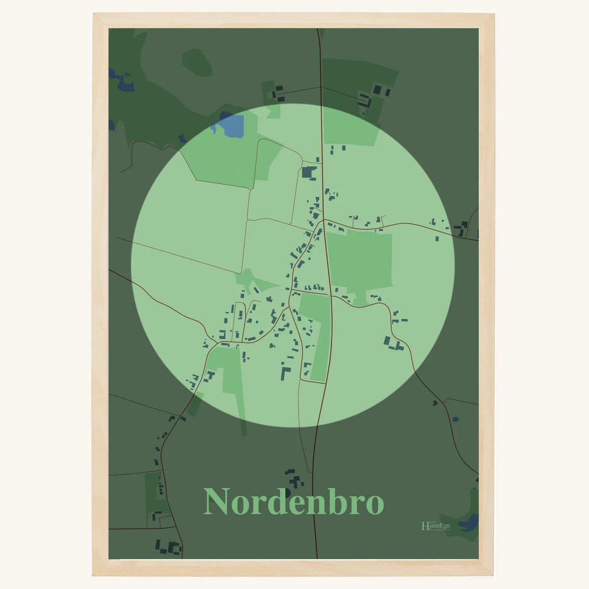 Nordenbro plakat – Centrum 2026 – Lys pastel grøn