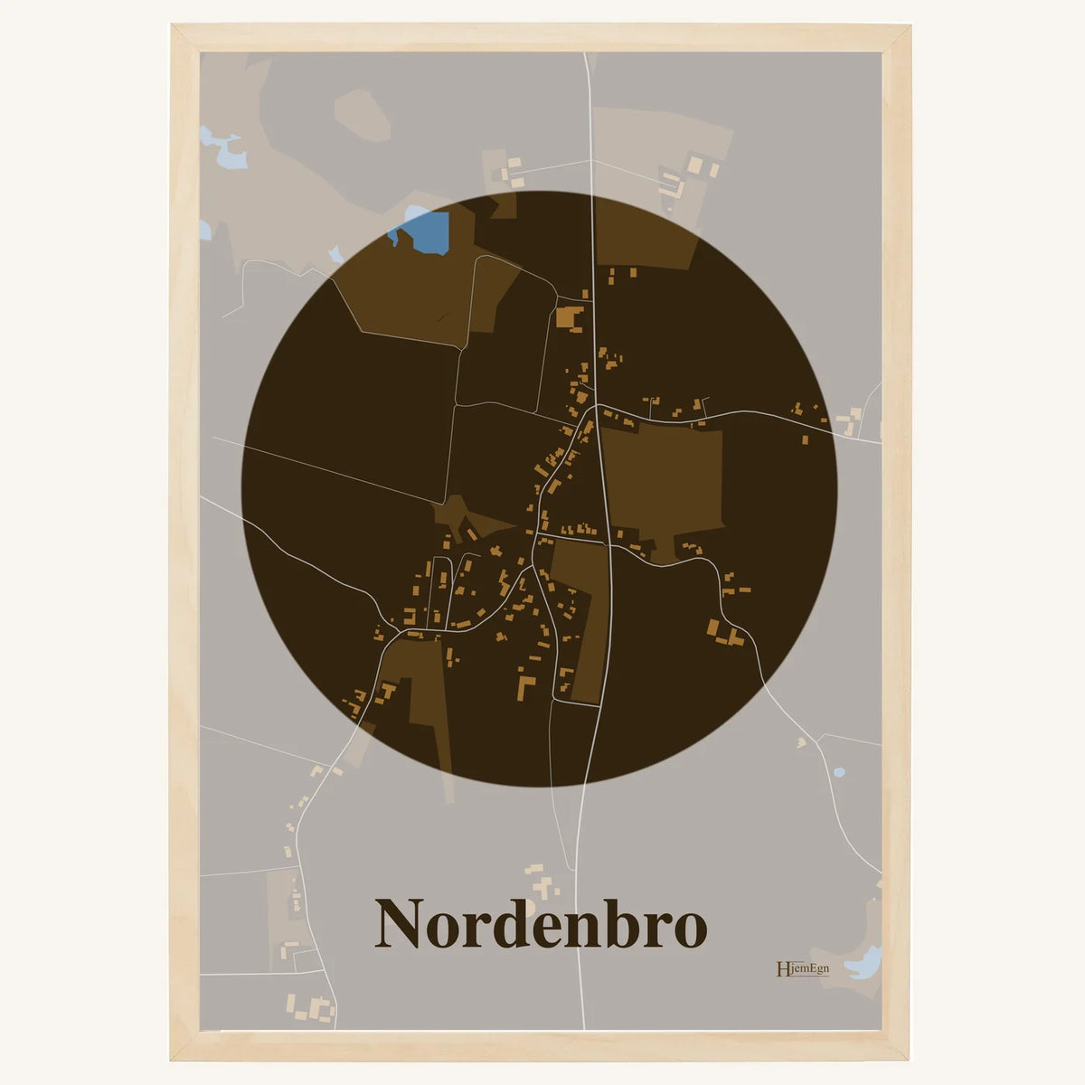 Nordenbro plakat – Centrum 2026 – Mørk brun
