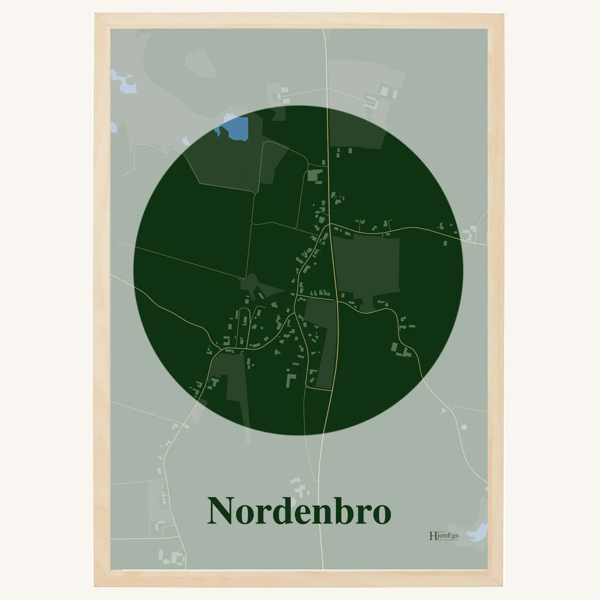 Nordenbro plakat – Centrum 2026 – Mørk grøn