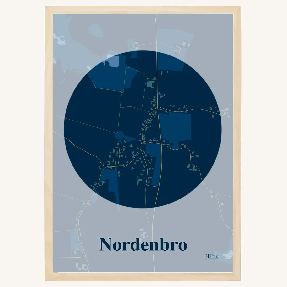 Nordenbro plakat – Centrum 2026 – Mørk blå